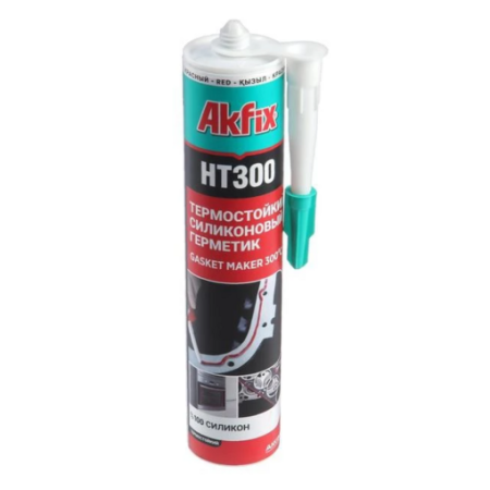 AKFIX НТ 300 Термостойкий силикон 310 мл(красный)